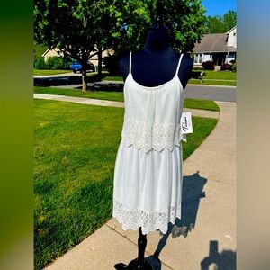 NEW WITH TAGS! Ivory dress by Trixxi